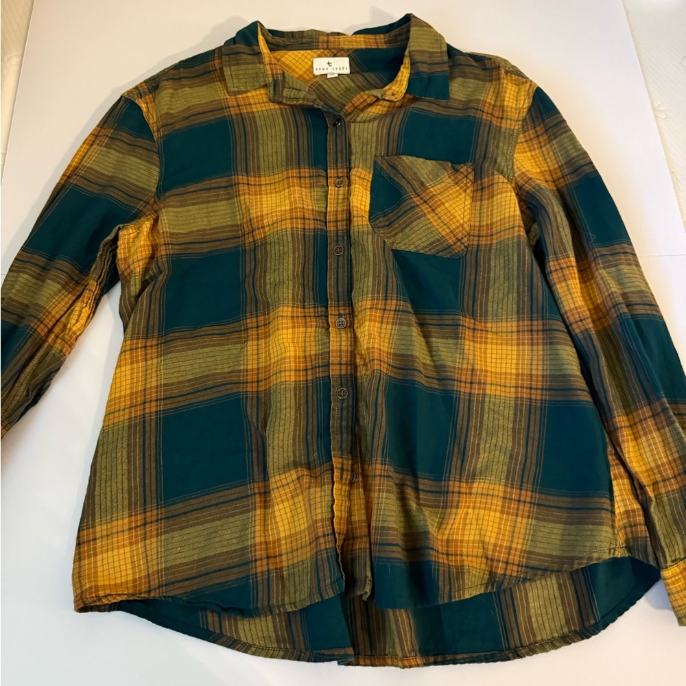 True Craft Earthy Plaid Shirt